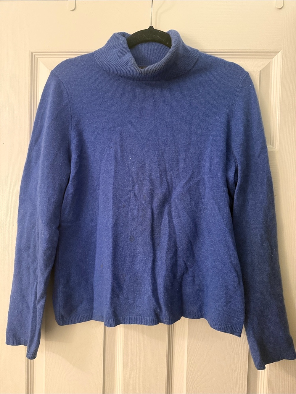 Charter Club Blue Turtleneck Sweater